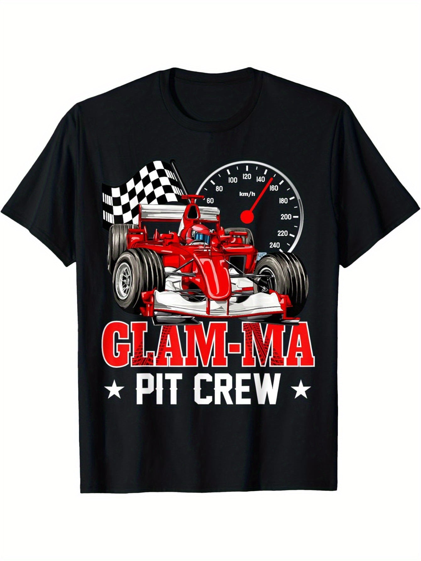 Pit Crew Glam-ma Of The Birthday Boy Mother's Day T-Shirt