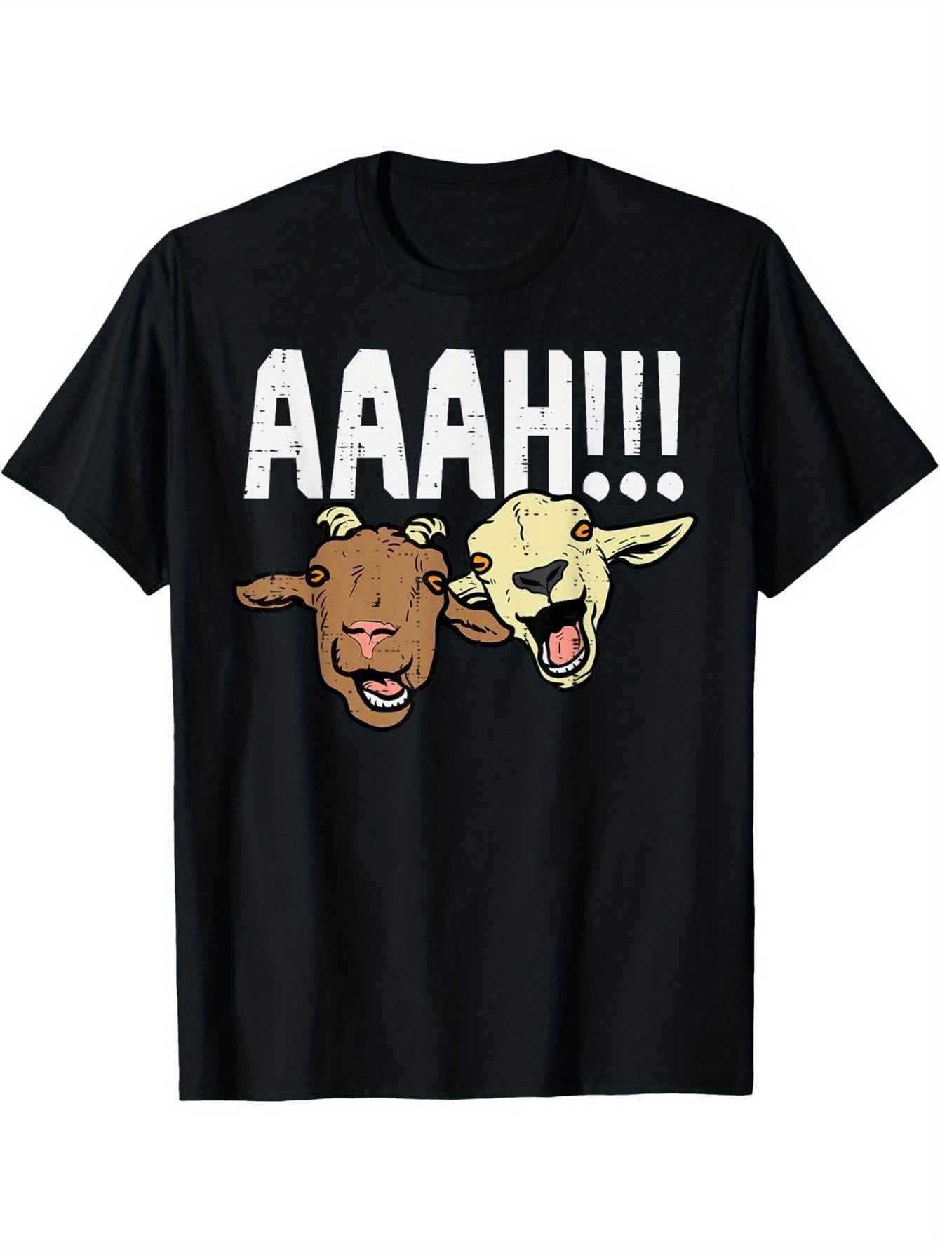 Screaming Goat Aah Funny Baa Baa Baa Farm Animal Ladies Men Boys Girls T-Shirts