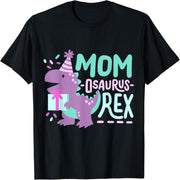Dinosaur Birthday Mom Osaurus T Rex Family Pair Party T-Shirt