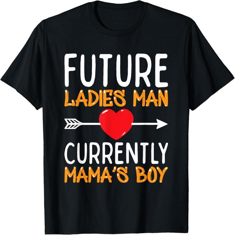 Valentine's Day Boy Cute Women Men's Mom T-Shirt