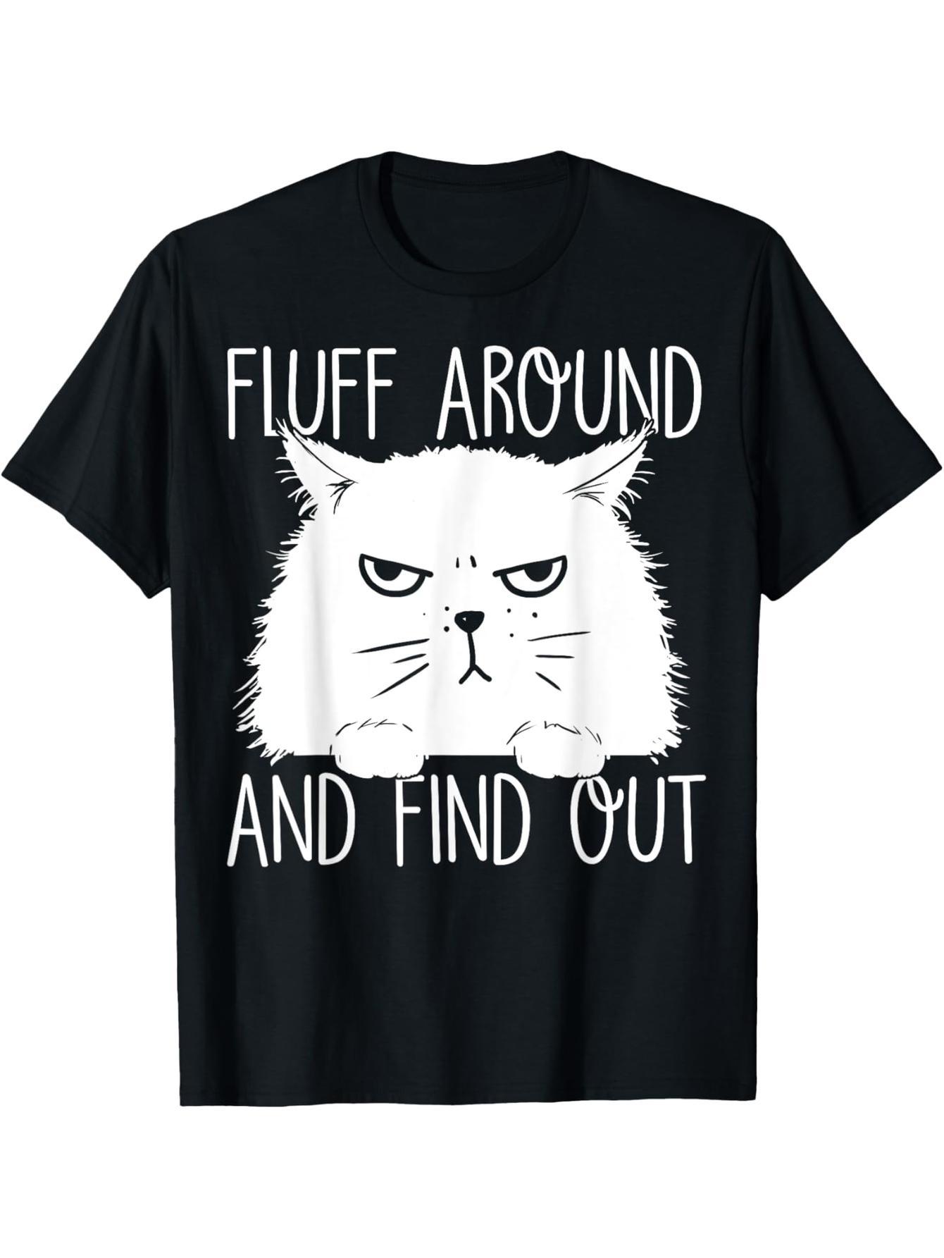 Look around for fun cat lovers, cat dads, cat moms t-shirts